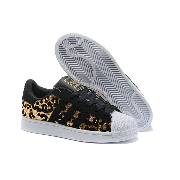 adidas superstar leopard