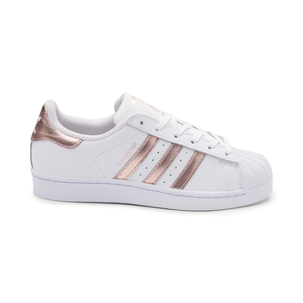 adidas blanche et rose gold