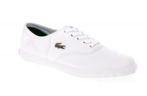 basket toile lacoste