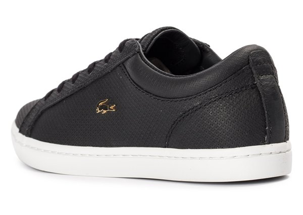 lacoste femme basket noir