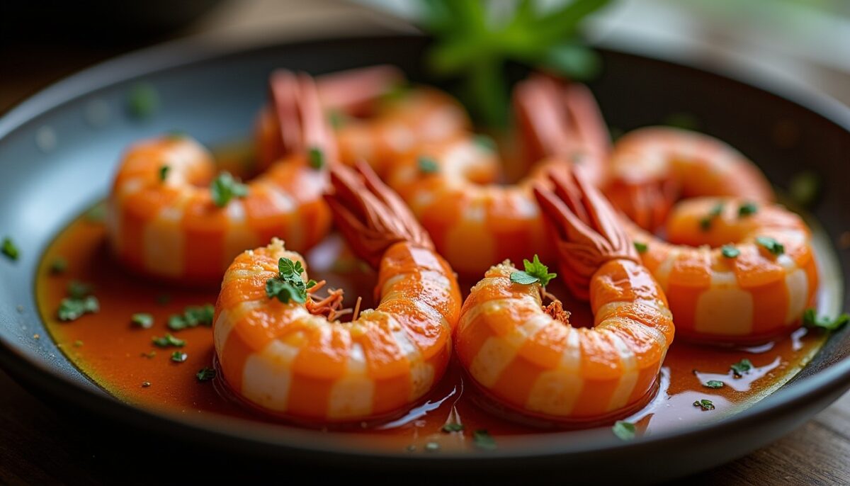 Délicieuses gambas flambées au pastis : une recette simple et express Délicieuses gambas flambées au pastis : une recette simple et express