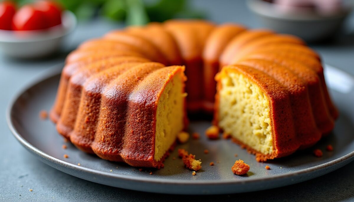 Recette express : Cake moelleux au chorizo et poivrons